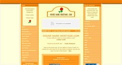 Desktop Screenshot of housenameheritage.com
